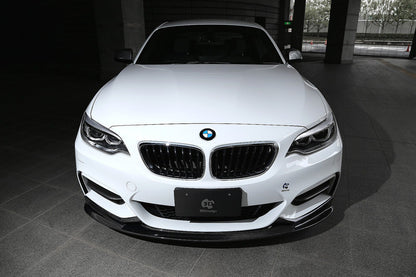 3D Design F22 2-Series M-Sport Carbon Front Lip-Exterior-Silicon Valley Bimmer