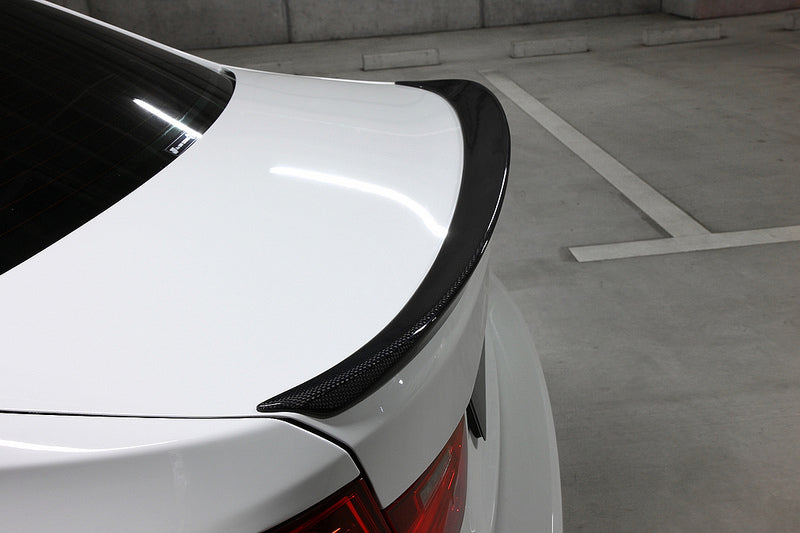 3D Design F30 3-Series Carbon Trunk Spoiler-Exterior-Silicon Valley Bimmer