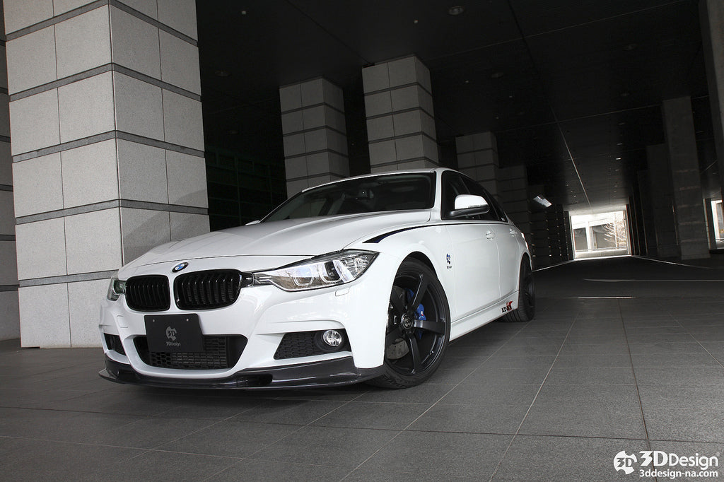 3D Design F30 / F31 3-Series M-Sport Carbon Front Lip-Exterior-Silicon Valley Bimmer