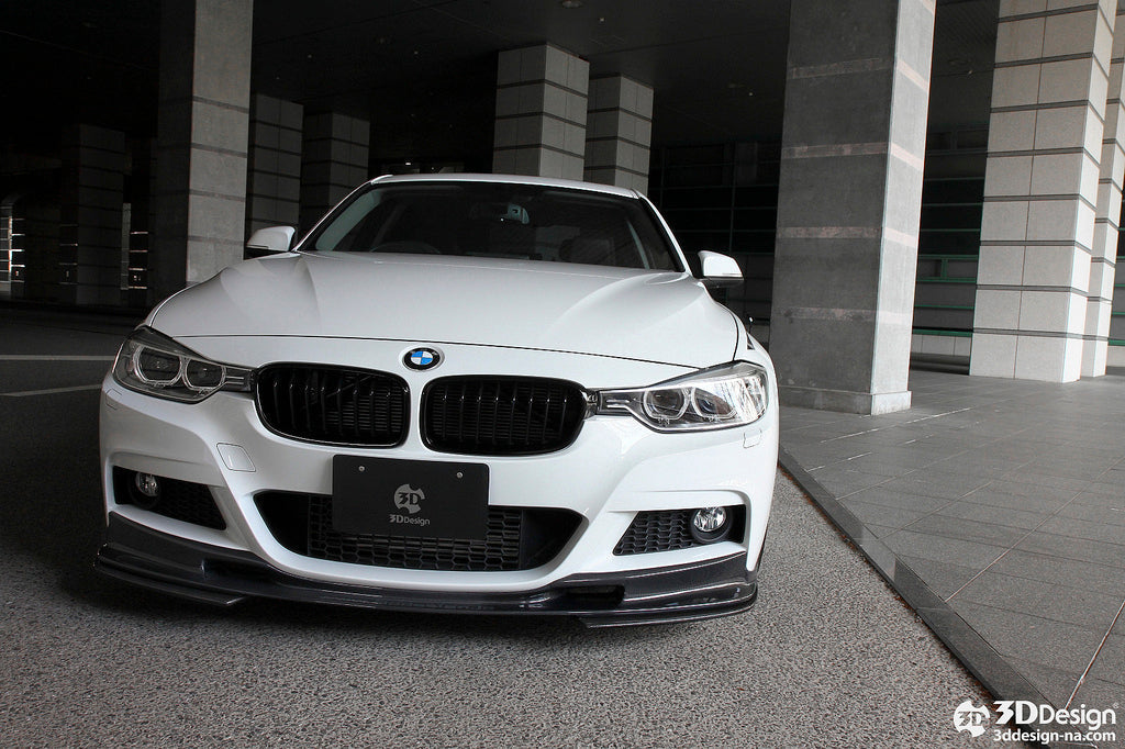 3D Design F30 / F31 3-Series M-Sport Carbon Front Lip-Exterior-Silicon Valley Bimmer