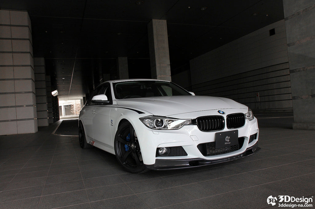 3D Design F30 / F31 3-Series M-Sport Carbon Front Lip-Exterior-Silicon Valley Bimmer