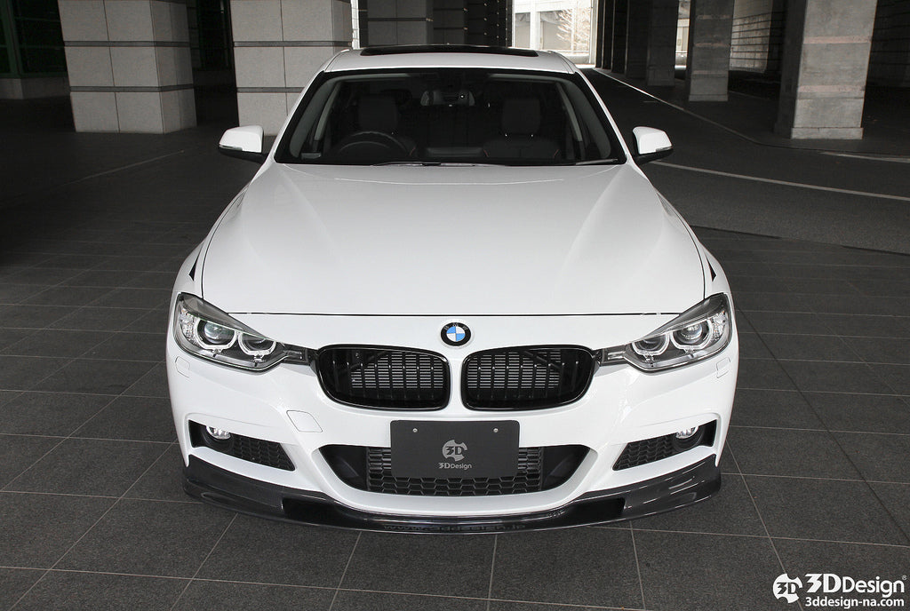 3D Design F30 / F31 3-Series M-Sport Carbon Front Lip-Exterior-Silicon Valley Bimmer