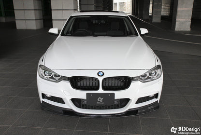 3D Design F30 / F31 3-Series M-Sport Carbon Front Lip-Exterior-Silicon Valley Bimmer