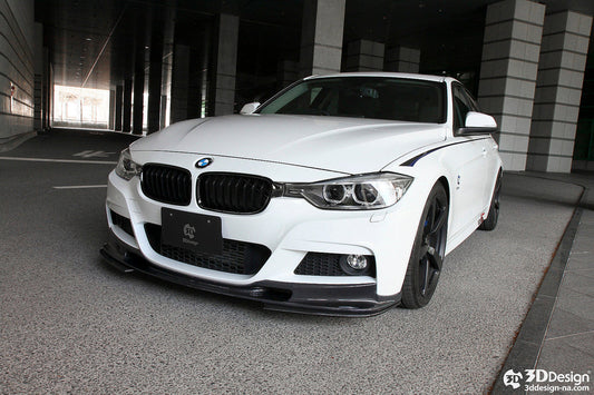 3D Design F30 / F31 3-Series M-Sport Carbon Front Lip-Exterior-Silicon Valley Bimmer
