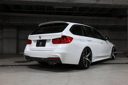 3D Design F30 / F31 3-Series M-Sport Carbon Rear Diffuser - 4 Tip-Exterior-Silicon Valley Bimmer