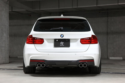 3D Design F30 / F31 3-Series M-Sport Carbon Rear Diffuser - 4 Tip-Exterior-Silicon Valley Bimmer