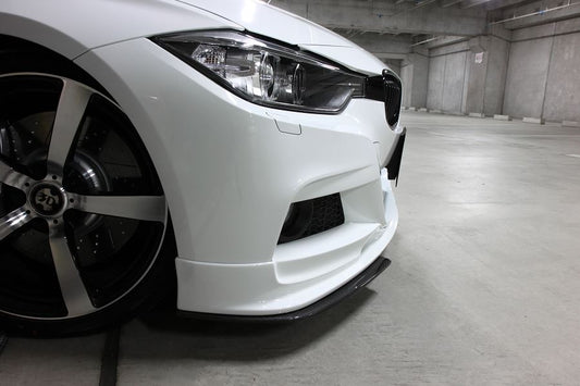 3D Design F30 / F31 3-Series M-Sport Carbon Under Splitter Set-Exterior-Silicon Valley Bimmer