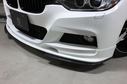 3D Design F30 / F31 3-Series M-Sport Carbon Under Splitter Set-Exterior-Silicon Valley Bimmer