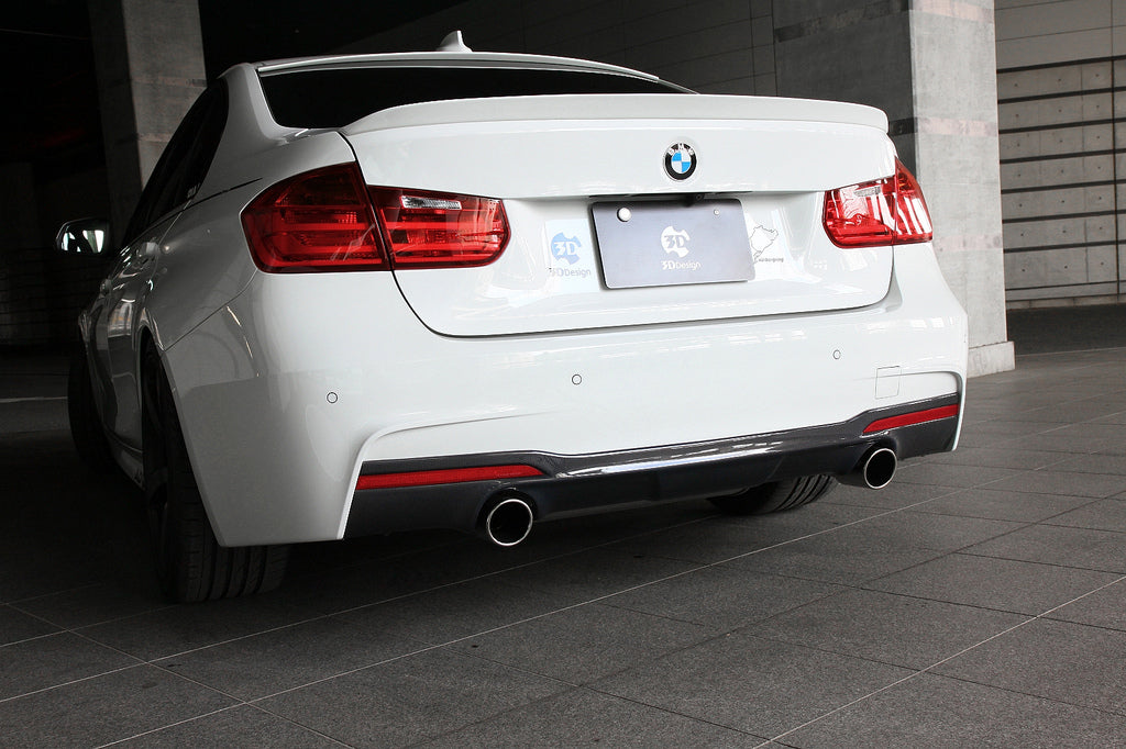 3D Design F30 / F31 335i M-Sport Carbon Rear Diffuser-Exterior-Silicon Valley Bimmer