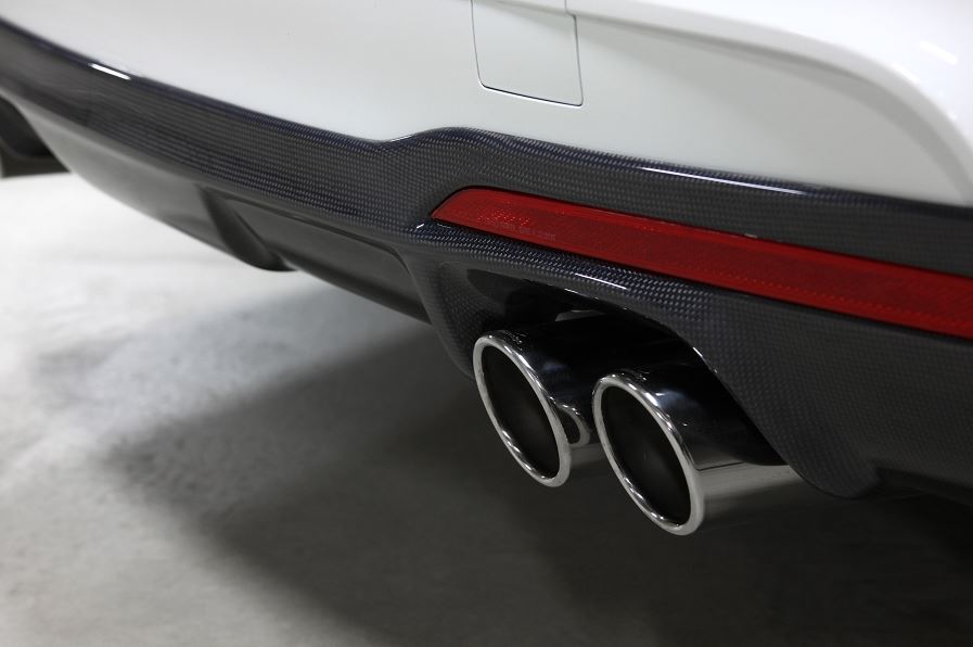 3D Design F30 / F31 335i M-Sport Carbon Rear Diffuser - 4 Tip-Exterior-Silicon Valley Bimmer
