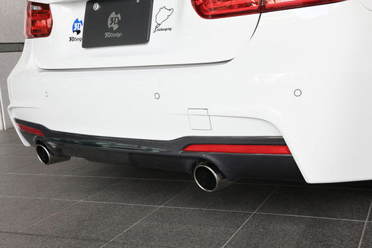 3D Design F30 / F31 335i M-Sport Carbon Rear Diffuser-Exterior-Silicon Valley Bimmer