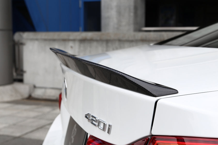 3D Design F32 4-Series Carbon Trunk Spoiler-Exterior-Silicon Valley Bimmer