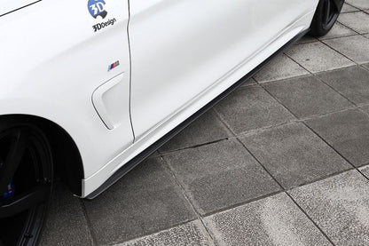 3D Design F32 4-Series M-Sport Carbon Side Skirt Set-Exterior-Silicon Valley Bimmer