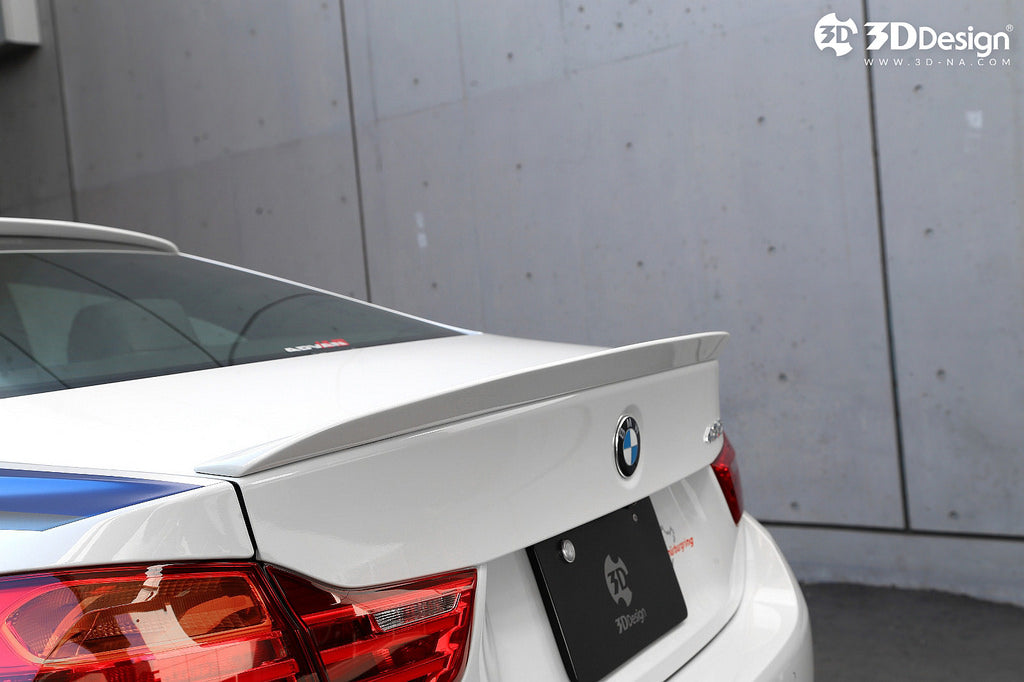 3D Design F32 4-Series Trunk Spoiler-Exterior-Silicon Valley Bimmer
