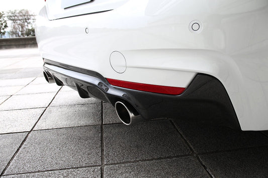 3D Design F32 / F36 4-Series M-Sport Carbon Rear Diffuser-Exterior-Silicon Valley Bimmer