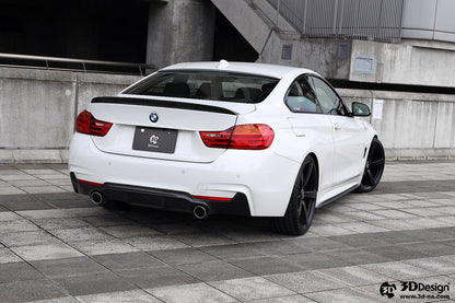 3D Design F32 / F36 4-Series M-Sport Carbon Rear Diffuser-Exterior-Silicon Valley Bimmer