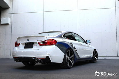3D Design F32 / F36 4-Series M-Sport Carbon Rear Diffuser-Exterior-Silicon Valley Bimmer