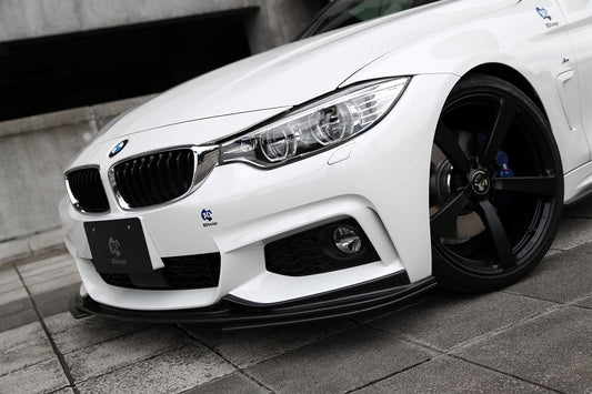 3D Design F32 / F36 4-Series M-Sport Carbon Under Splitter Set-Exterior-Silicon Valley Bimmer