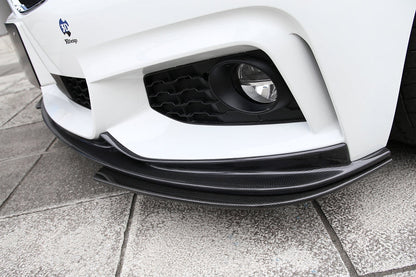 3D Design F32 / F36 4-Series M-Sport Carbon Under Splitter Set-Exterior-Silicon Valley Bimmer