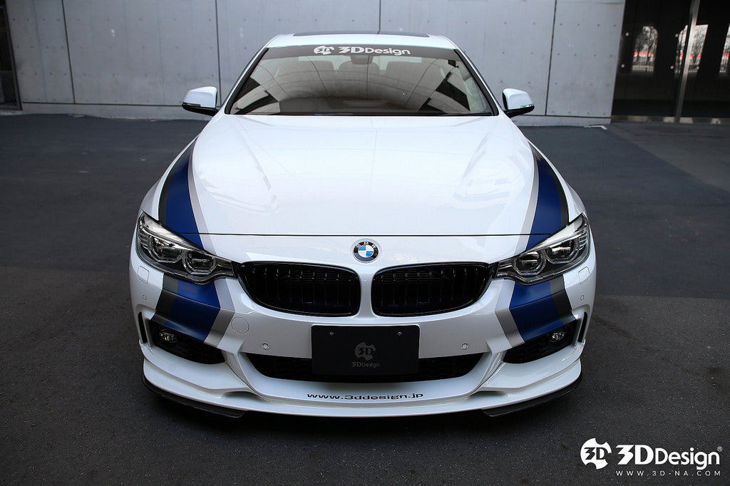 3D Design F32 / F36 4-Series M-Sport Front Lip-Exterior-Silicon Valley Bimmer