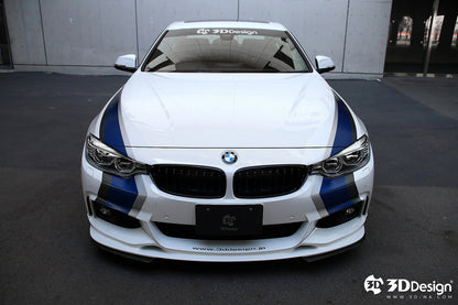 3D Design F32 / F36 4-Series M-Sport Front Lip-Exterior-Silicon Valley Bimmer