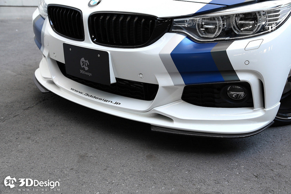 3D Design F32 / F36 4-Series M-Sport Front Lip-Exterior-Silicon Valley Bimmer