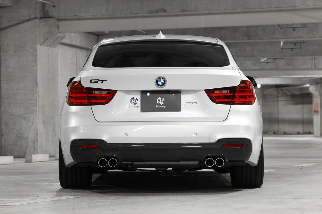 3D Design F34 3-Series GT M-Sport Carbon Rear Diffuser-Exterior-Silicon Valley Bimmer