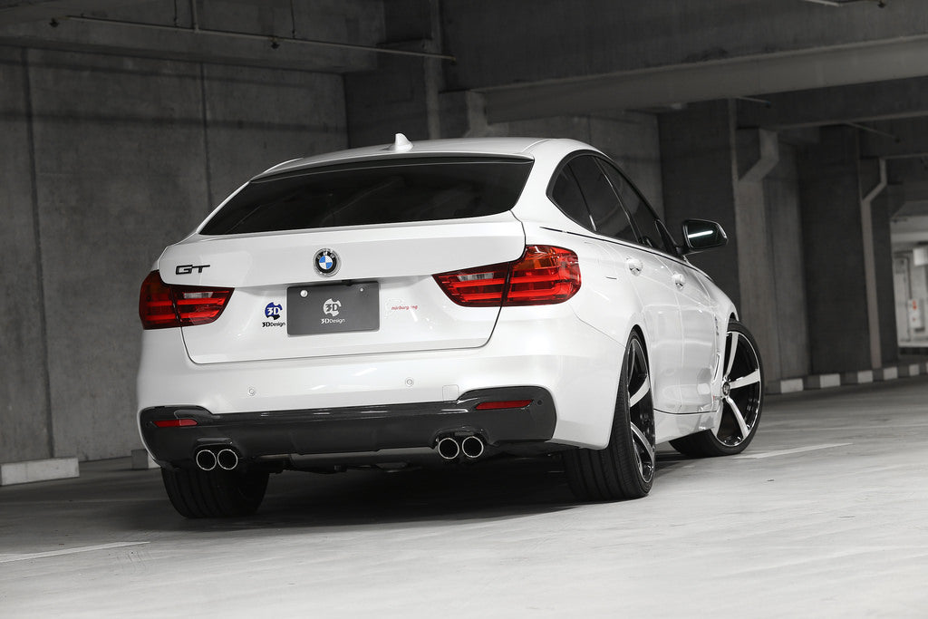 3D Design F34 3-Series GT M-Sport Carbon Rear Diffuser-Exterior-Silicon Valley Bimmer