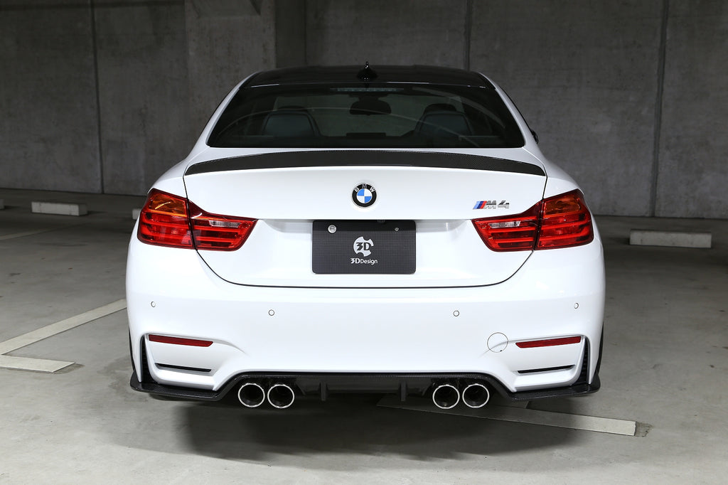 3D Design F82 M4 Dry Carbon Trunk Spoiler-Exterior-Silicon Valley Bimmer