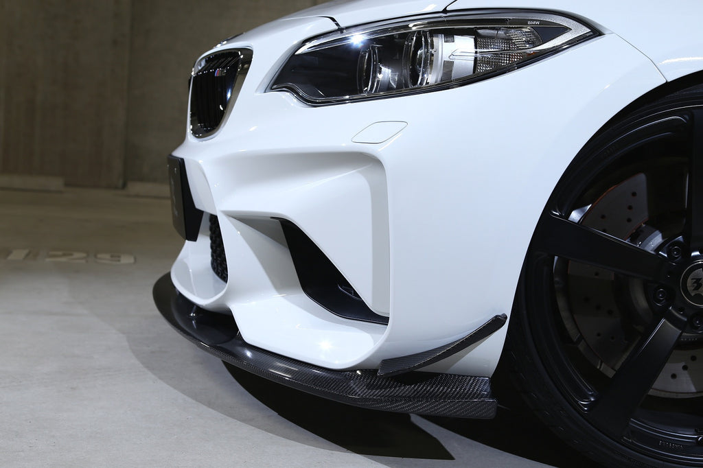 3D Design F87 M2 Carbon Bumper Canard Set-Exterior-Silicon Valley Bimmer