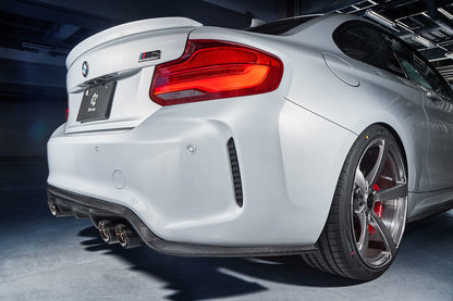 3D Design F87 M2 Carbon Rear Diffuser - Type 2-Exterior-Silicon Valley Bimmer