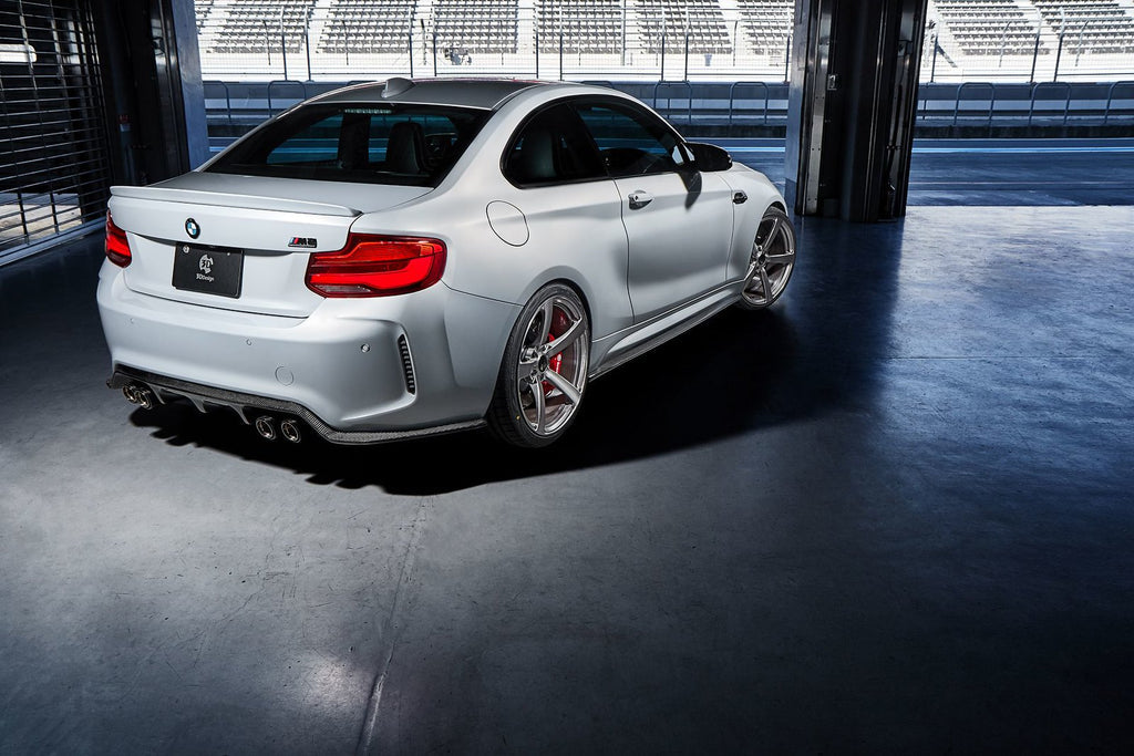 3D Design F87 M2 Carbon Rear Diffuser - Type 2-Exterior-Silicon Valley Bimmer