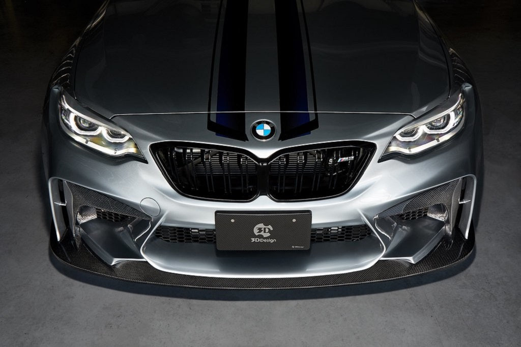 3D Design F87 M2 (N55) Carbon Front Bumper-Exterior-Silicon Valley Bimmer