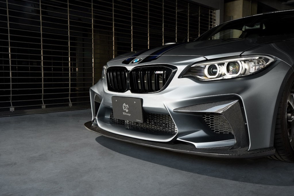 3D Design F87 M2 (N55) Carbon Front Bumper-Exterior-Silicon Valley Bimmer