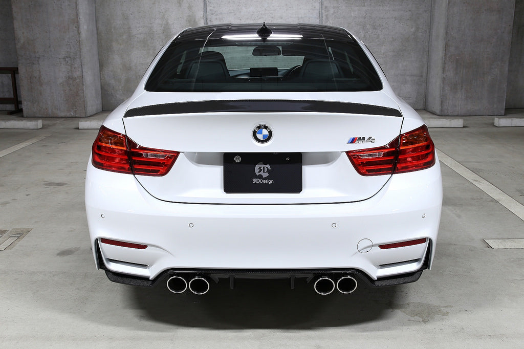 3D Design F8X M3 / M4 Carbon Rear Diffuser - Type 2-Exterior-Silicon Valley Bimmer