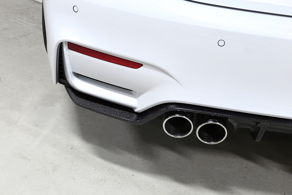 3D Design F8X M3 / M4 Carbon Rear Diffuser - Type 2-Exterior-Silicon Valley Bimmer