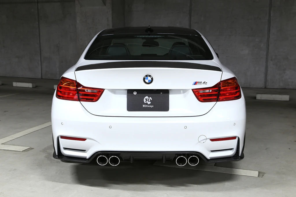 3D Design F8x M3 / M4 Dry Carbon Rear Diffuser-Exterior-Silicon Valley Bimmer