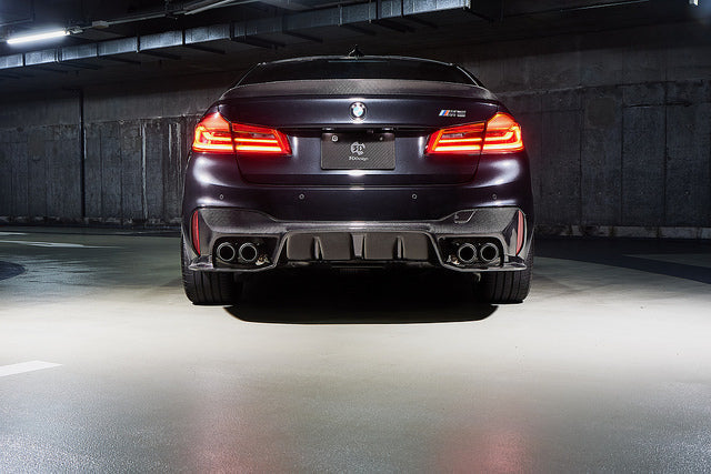 3D Design F90 M5 Carbon Rear Diffuser-Exterior-Silicon Valley Bimmer