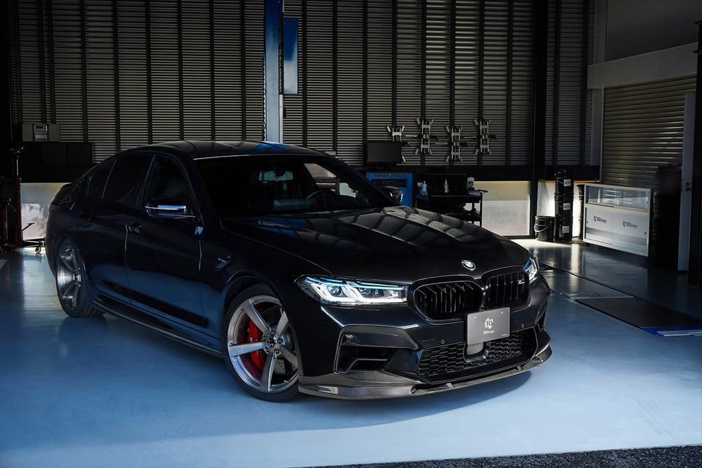 3D Design F90 M5 LCI Carbon Front Lip-Exterior-Silicon Valley Bimmer