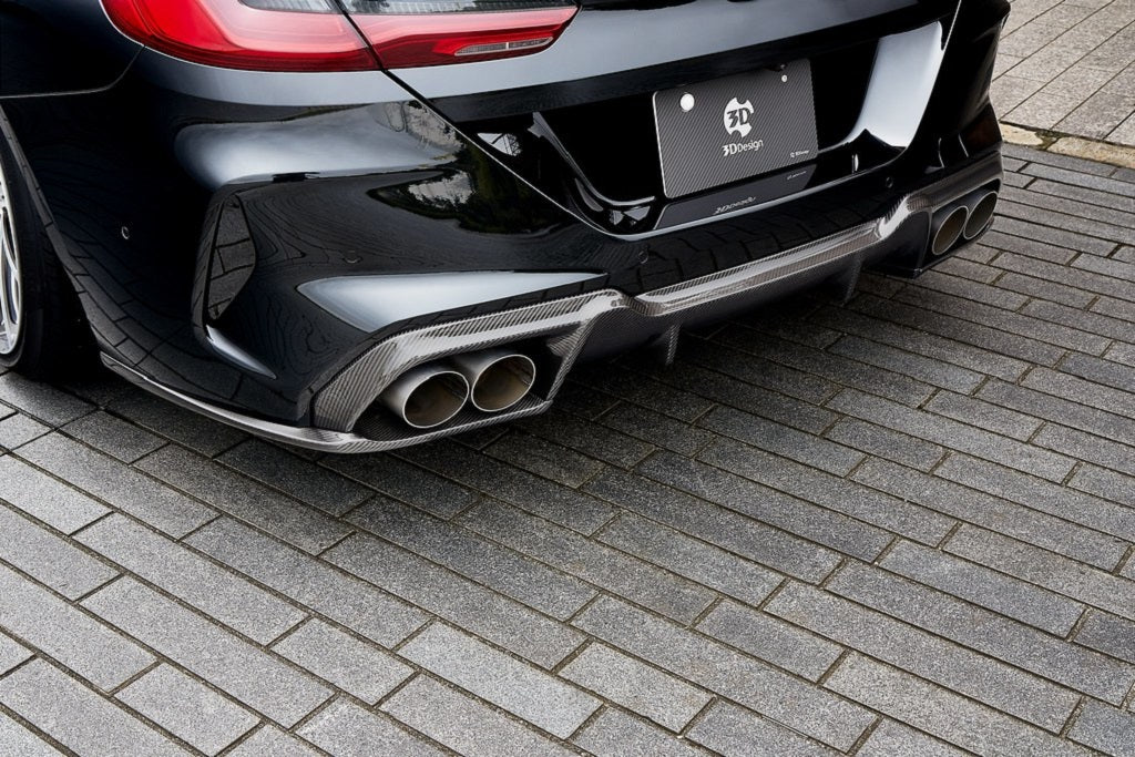 3D Design F91 / F92 / F93 M8 Carbon Rear Diffuser-Exterior-Silicon Valley Bimmer