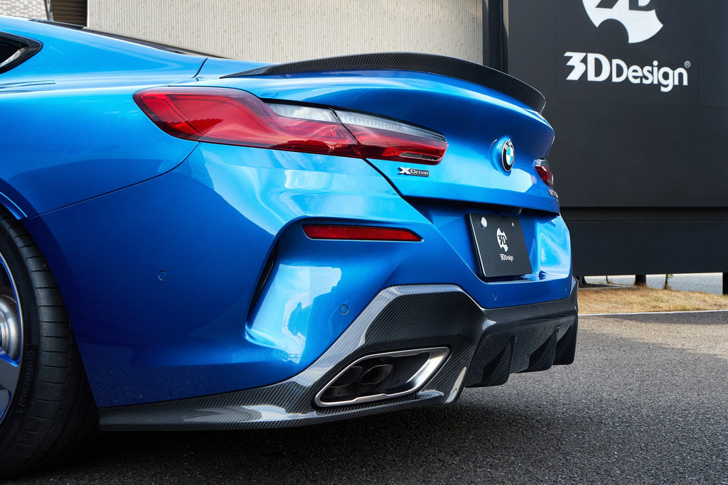 3D Design F92 M8 / G15 8-Series Carbon Rear Trunk Spoiler-Exterior-Silicon Valley Bimmer