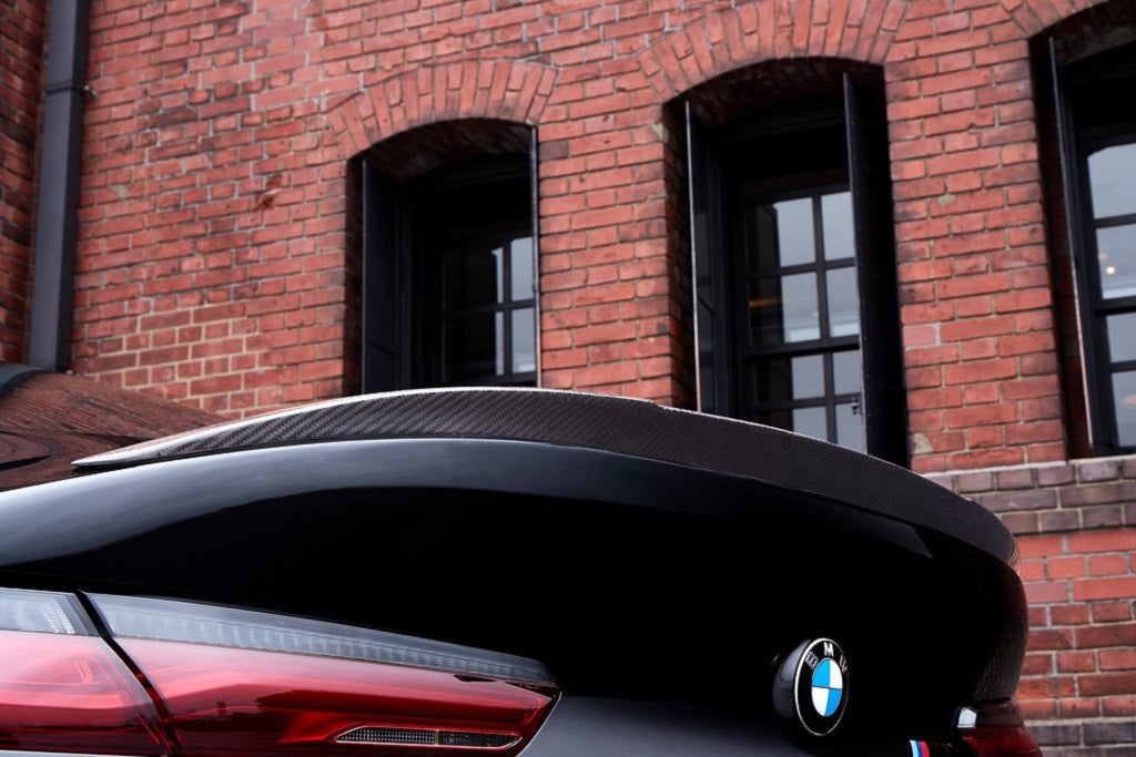 3D Design F93 M8 Gran Coupe Carbon Rear Trunk Spoiler-Exterior-Silicon Valley Bimmer