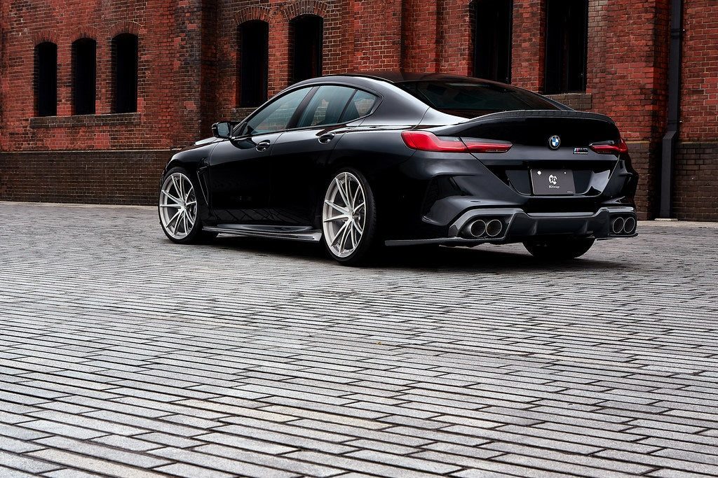 3D Design F93 M8 Gran Coupe Carbon Rear Trunk Spoiler-Exterior-Silicon Valley Bimmer