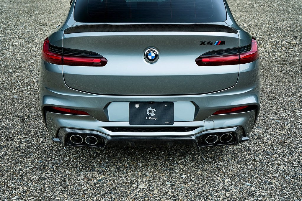 3D Design F98 X4M Carbon Rear Trunk Spoiler-Exterior-Silicon Valley Bimmer