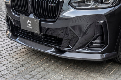 3D Design G01 X3 LCI M-Sport Carbon Front Lip-Exterior-Silicon Valley Bimmer