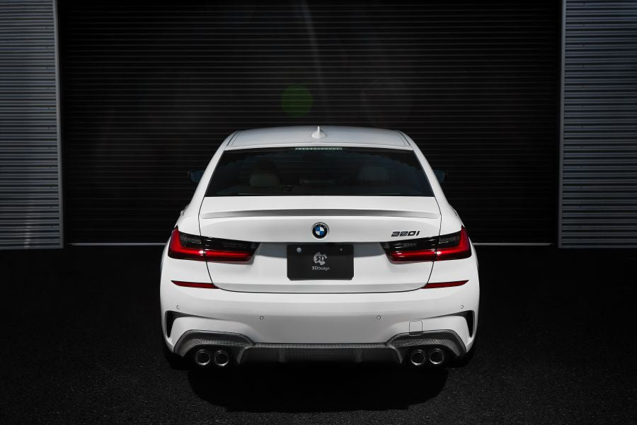 3D Design G20 3-Series M-Sport Carbon Rear Diffuser-Exterior-Silicon Valley Bimmer