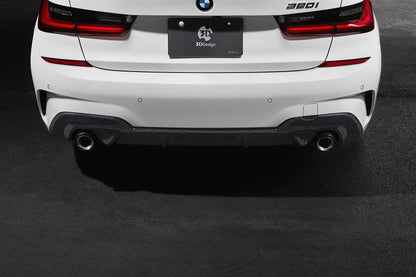 3D Design G20 3-Series M-Sport Carbon Rear Diffuser-Exterior-Silicon Valley Bimmer