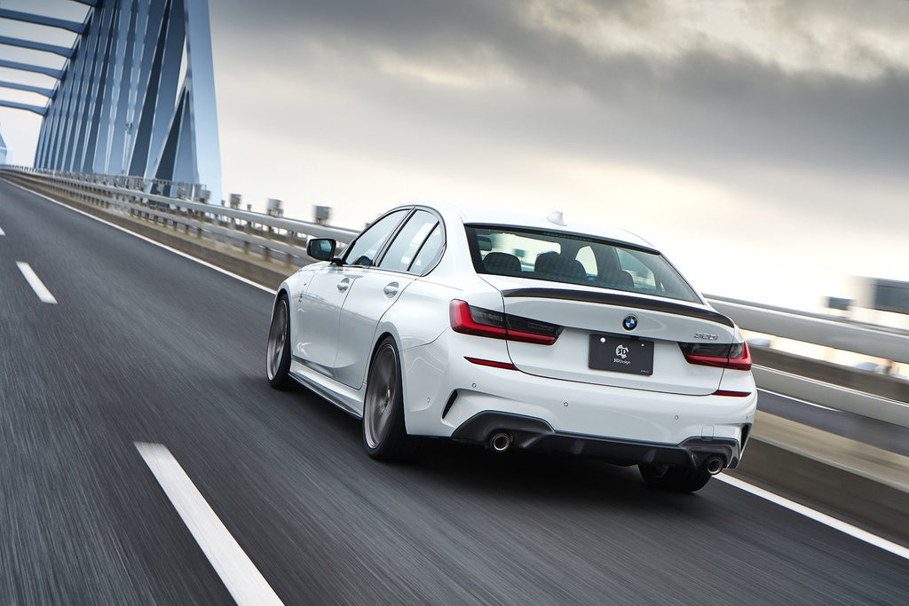 3D Design G20 3-Series M-Sport Carbon Rear Diffuser-Exterior-Silicon Valley Bimmer