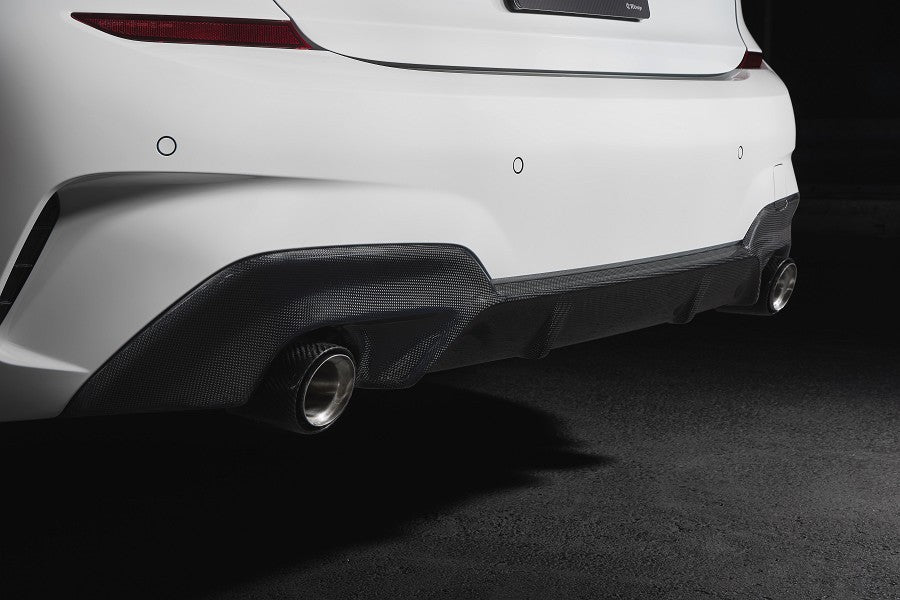 3D Design G20 3-Series M-Sport Carbon Rear Diffuser-Exterior-Silicon Valley Bimmer