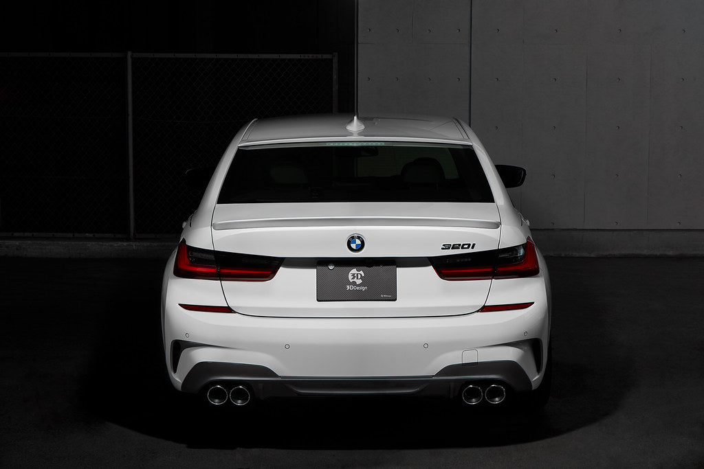 3D Design G20 3-Series Trunk Spoiler-Exterior-Silicon Valley Bimmer
